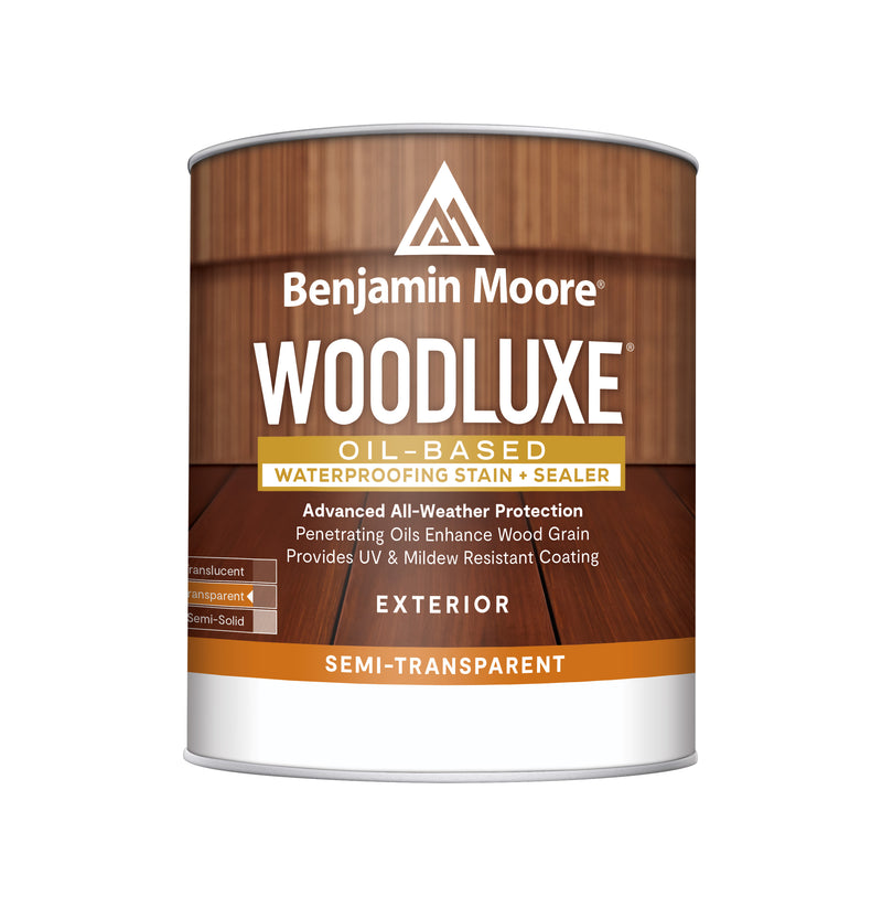 Woodluxe Oil-Based Exterior Stain & Sealer~ Semi-Transparent~ Quart