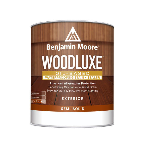 Woodluxe Oil-Based Exterior Stain & Sealer~ Semi-Solid~ Gallon