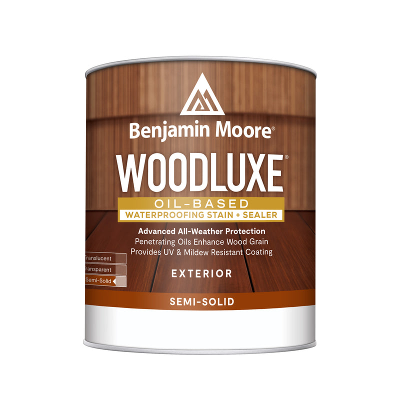Woodluxe Oil-Based Exterior Stain & Sealer~ Semi-Solid~ Gallon