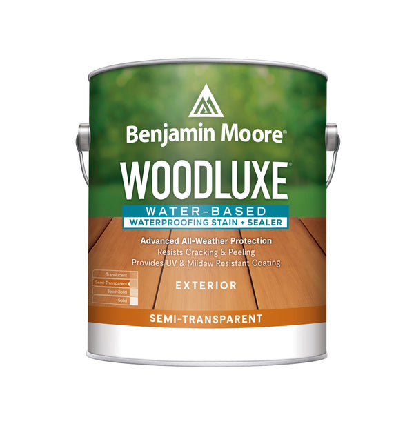 Woodluxe Water-Based Exterior Stain & Sealer~ Semi-Transparent~ Gallon
