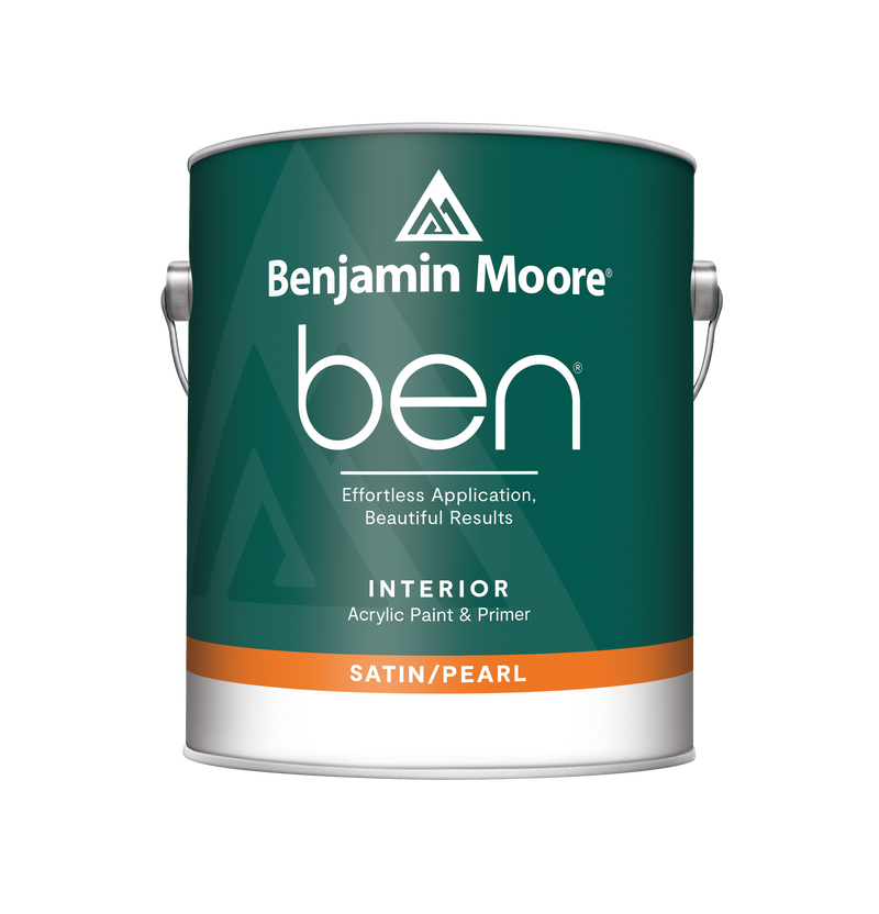 ben® Waterborne Interior Paint- Satin/Pearl (N628)