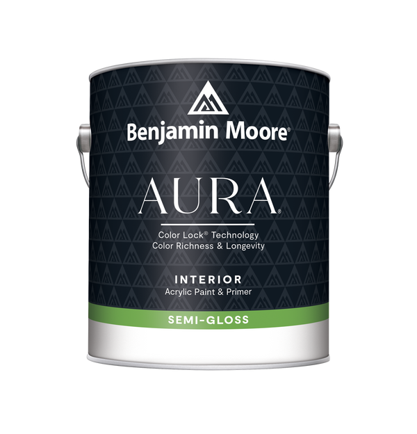 Aura® Waterborne Interior Paint - Semi-Gloss Finish (N528)